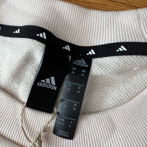 Men’s adidas Crewneck - pale pink - size medium - NWT - Picture 7 of 7